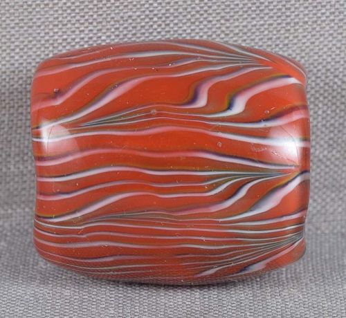 Vintage glass OBIDOME netsuke KELP STRANDS