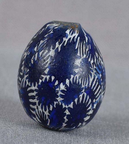 18/19c Japanese glass OJIME netsuke slide STARBURST