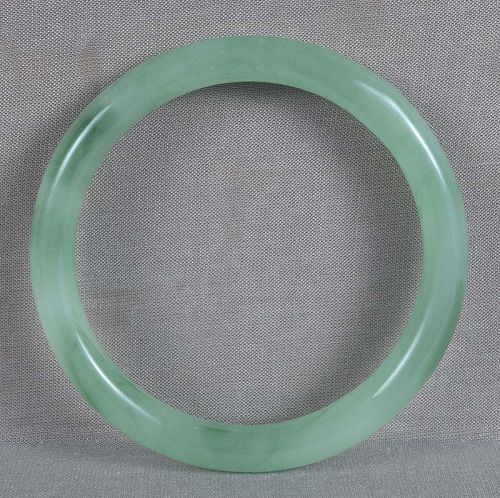 19c Chinese Peking pale green bangle BRACELET