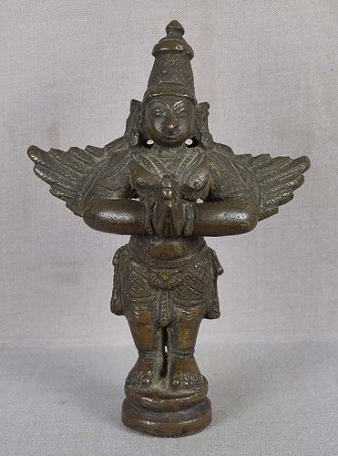 19c Indian bronze GARUDA vehicle of Vishnu