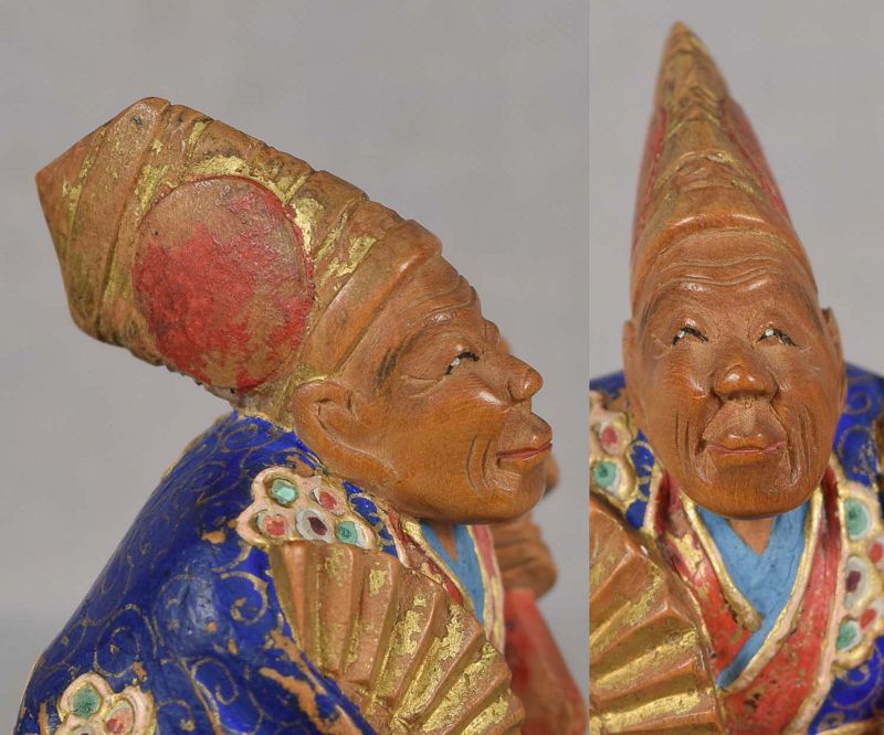 19c netsuke SAMBASO DANCER by NAGAMACHI SHUZAN ex TROWER coll