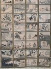 Japanese Comic Strip Prints Hanging Scroll