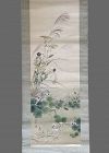 Japanese Kakejiku Scroll Painting by Miyadai Tamae, Showa Period