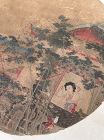 Chinese Scroll Painting by Qiu Ying, Ming Dynasty