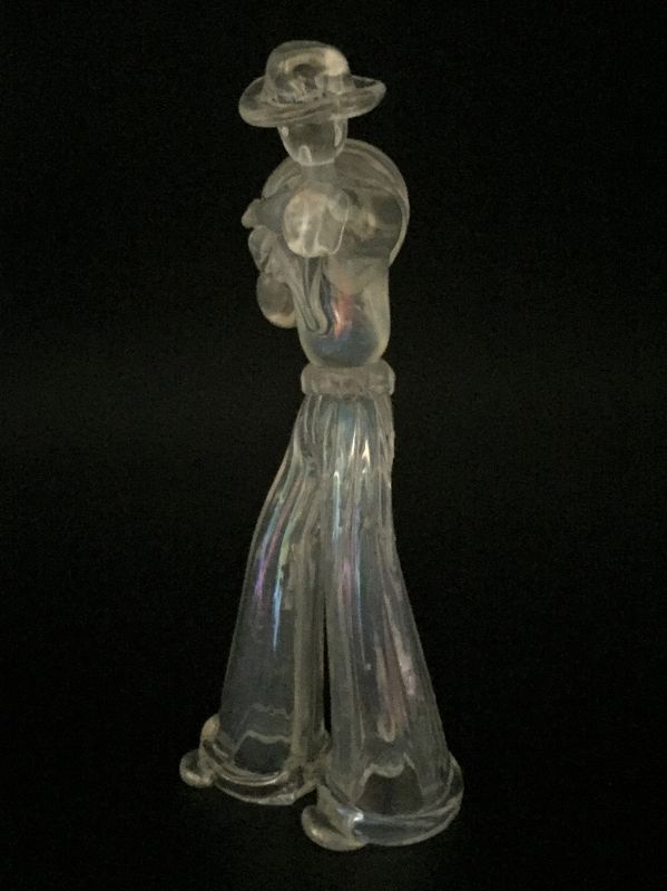 Unique Figurine Sculpture by Ferro Toso Barovier, 1930's