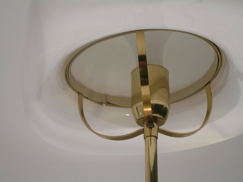 Mid-Century Murano Glass Hat Lamp