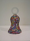 Vintage Murano Glass murrine bell by Fratelli Toso