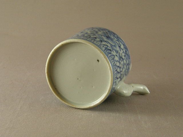 Chinese Blue and White Porcelain Tea Pot 19th Century