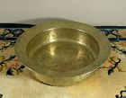 Antique Korean Wash Pan Pounded Brass Joseon Dynasty