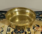Large Antique Korean Utility Bowl Pounded Brass Joseon Dynasty