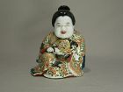 Japanese Porcelain Imari Okame Okimono 19th Century Meiji Period