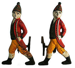 Hessian Soldier Andirons