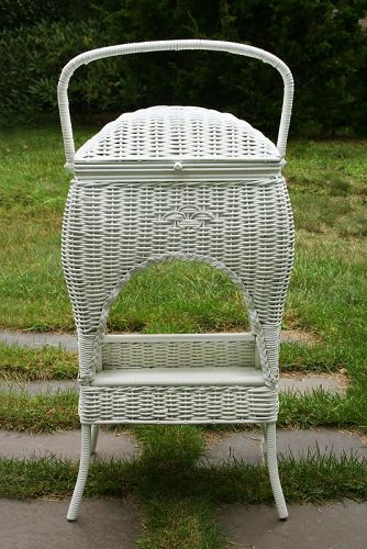 Antique Wicker Stand