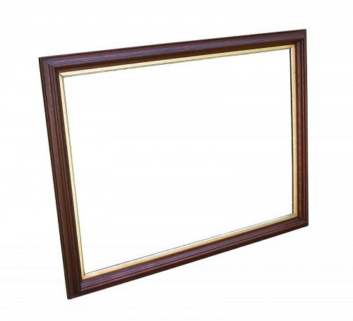 EXTRA LARGE Victorian Walnut Frame, c.1870 37 3/8" X 28 3/8" Overall