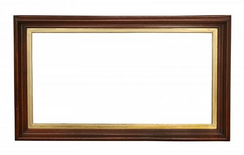 LARGE Victorian Walnut Picture Frame, c.1870