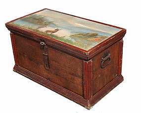 Unusual Pine Tool Chest