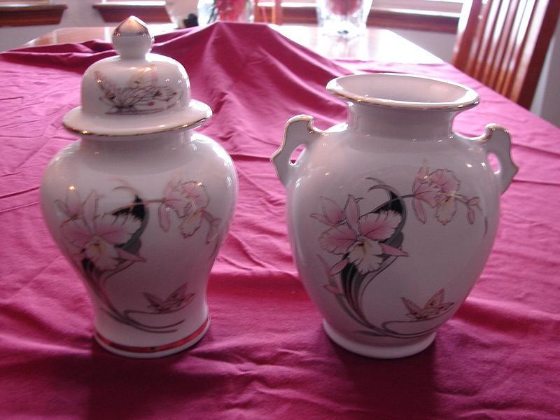 Matching Vase and Urn