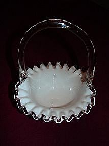 Fenton Glass Basket