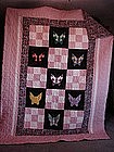 Pink Butterfly Quilt