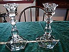 Crystal candlesticks