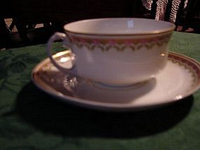 H & C co. Selb Bavaria  cup and saucer set.