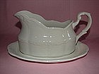 Meakin Sterling Colonial gravy boat and underplate