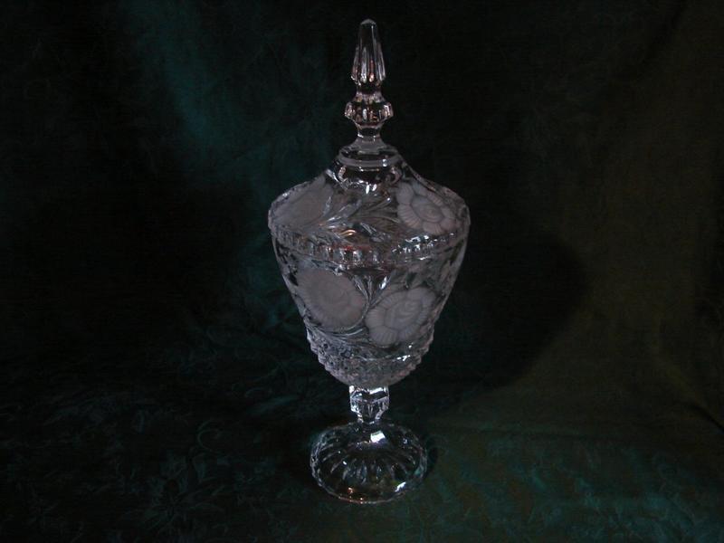 Beautiful German crystal compote