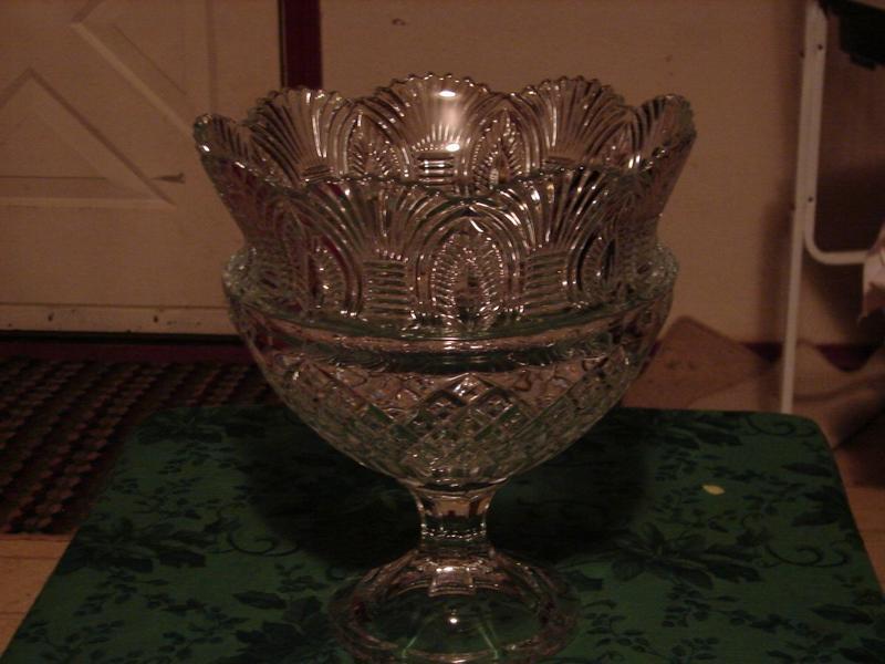 Beautiful lead crystal bowl
