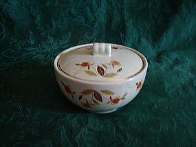 Hall Autumn Leaf lidded bowl
