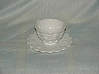 Westmoreland raised grape cup n saucer