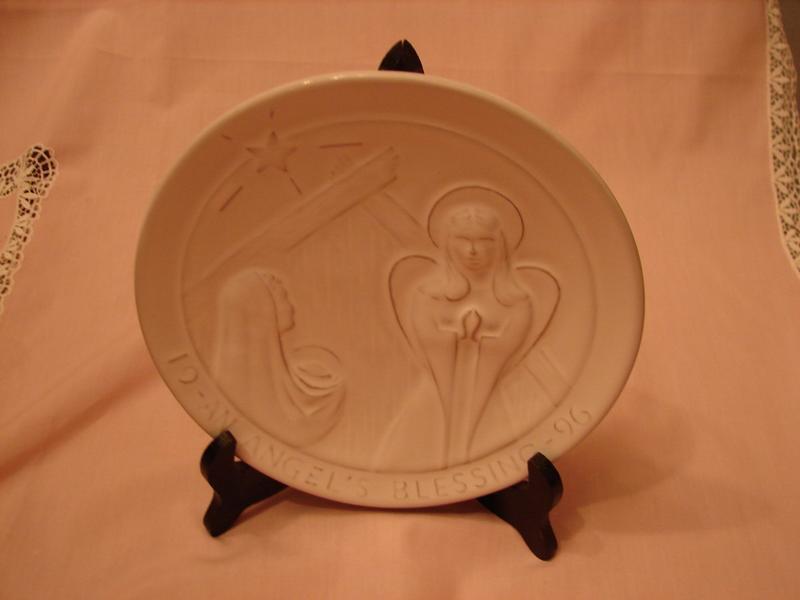 Frankoma 1996 Christmas collector plate.