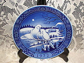 George Jensen First Issue 1972 Christmas Plate