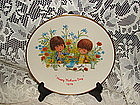 Moppets 1976 Mothers Day Plate by Gorham