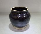 Chinese Ming Dynasty Black Glaze Jar