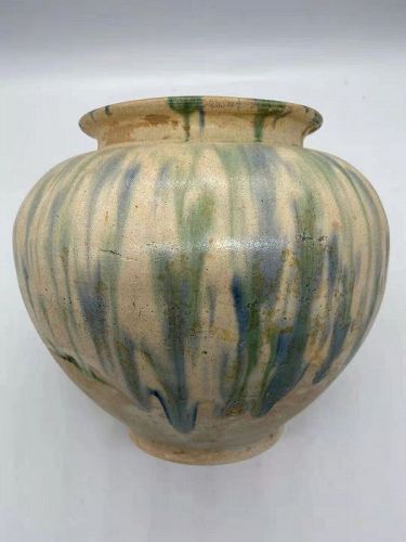 Chinese Tang Dynasty Sancai Jar