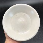 Chinese Five Dynasties White Glaze Foliated Dish