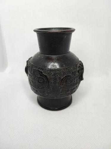 Chinese Ming Dynasty Bronze Vase