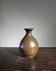 Chinese Qing Dynasty Brown Glaze Yuhuchun Bottle