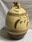 Chinese Jin to Yuan Dynasty Cizhou Painted Bottle