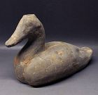 Chinese Han Dynasty Pottery Duck Oil Lamp