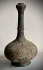 Chinese Han Dynasty Bronze Garlic Head Vase