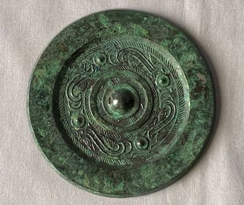 Chinese Han Dynasty Bronze Mirror