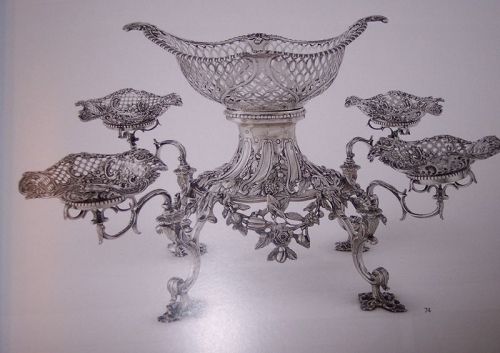 Sterling Silver Five Basket Epergne Tiffany & Co & English