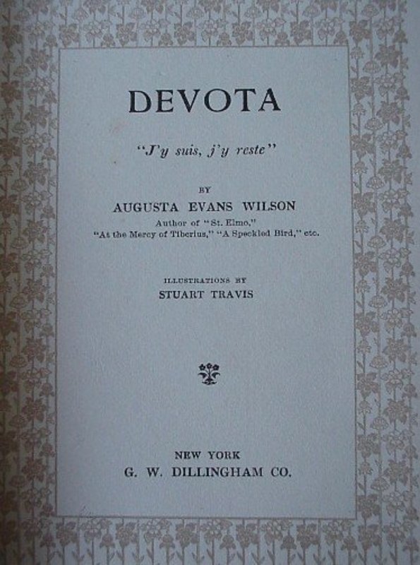 Antq BOOK: DEVOTA..A.E.WILSON {ILLUS +++ 1907