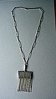 UNUSUAL STERLING NECKLACE BY FROM SMOOTH AS SILK SILVER