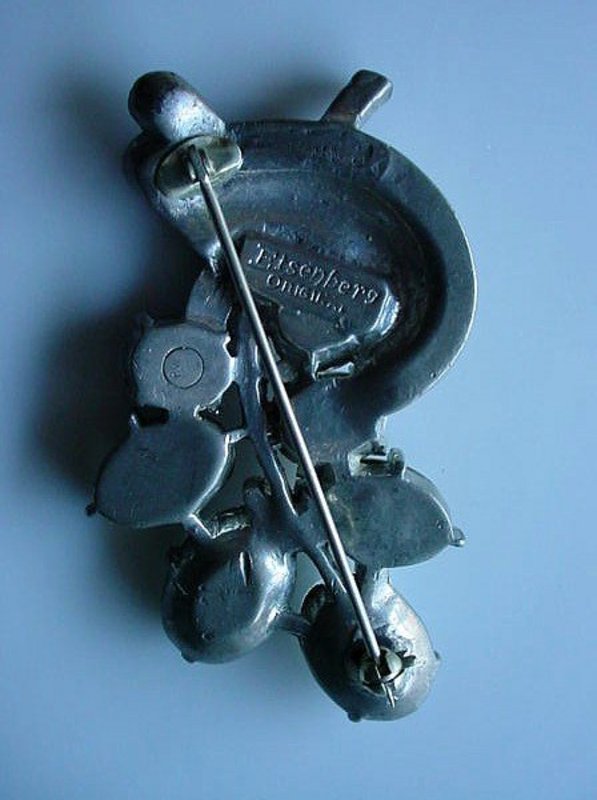 EARLY EISENBERG ORIGINAL BROOCH ca. 1925