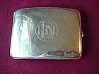 Sterling ART DECO CIRGARETTE CASE { Curved