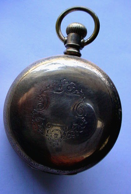 ANTIQUE LEVER SET HC AMER WALTHAM POCKET WATCH