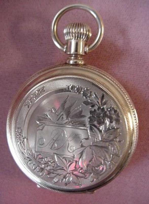 LADIES PENDANT~POCKET WATCH{14K HUNTER'S CASE