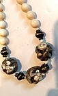 FINELY CARVED JAPANESE IVORY NECKLACE .... SEE HEAR SPEAK NO EVIL